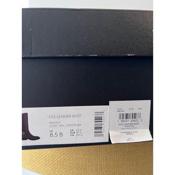 Fitz Walnut Leather Riding Boots Women’s 8.5B Tall Equestrian Knee High Brown - Picture 8 of 10